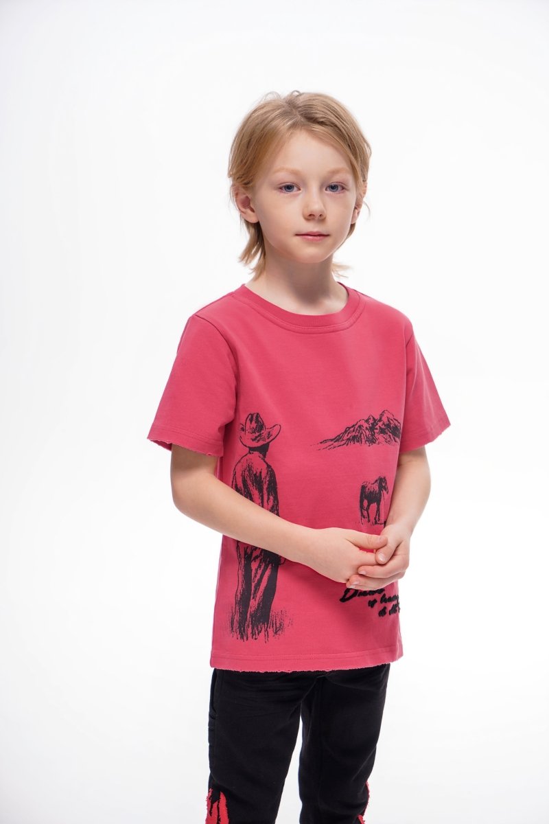 Kids Valley Visions Red Tee - Valabasas