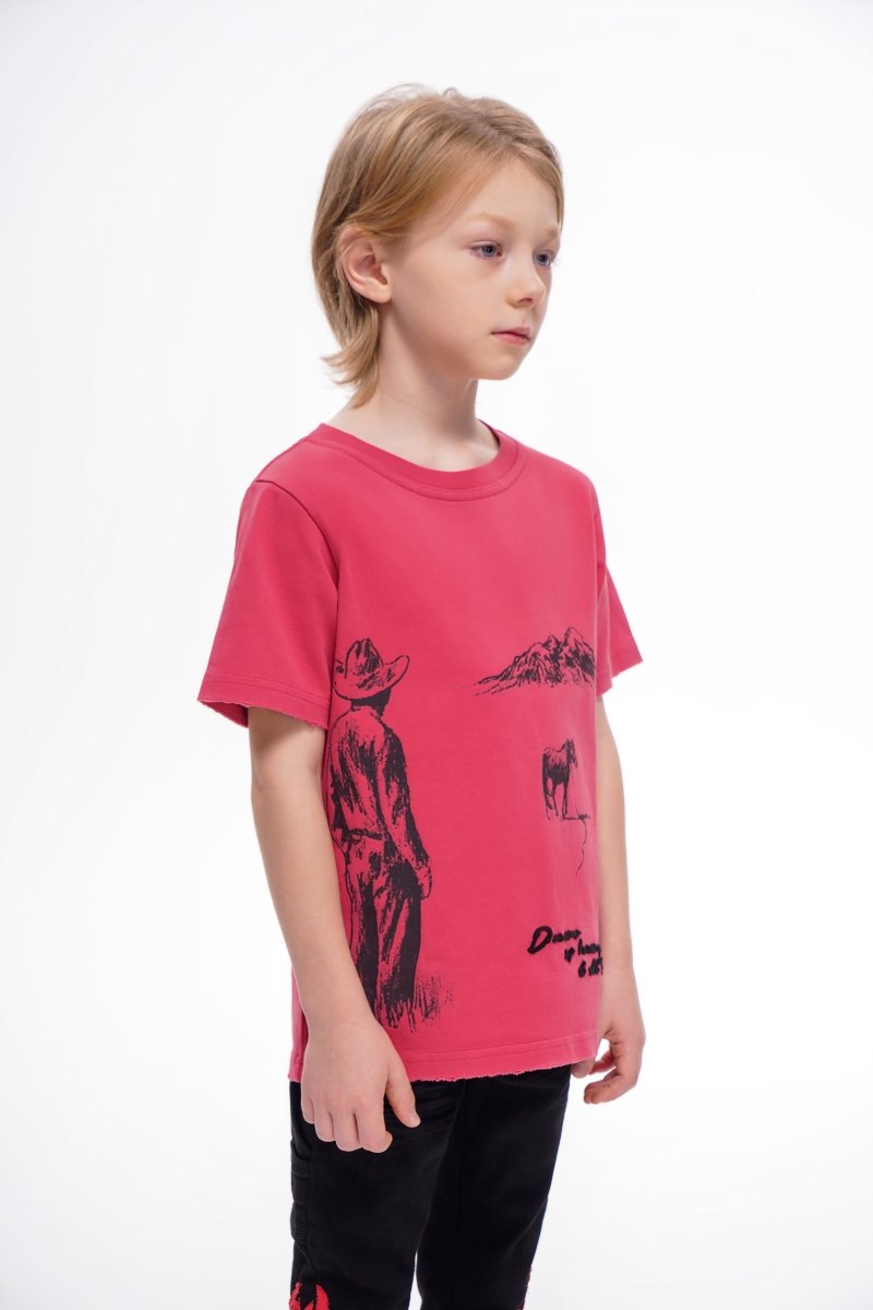 Kids Valley Visions Red Tee - Valabasas