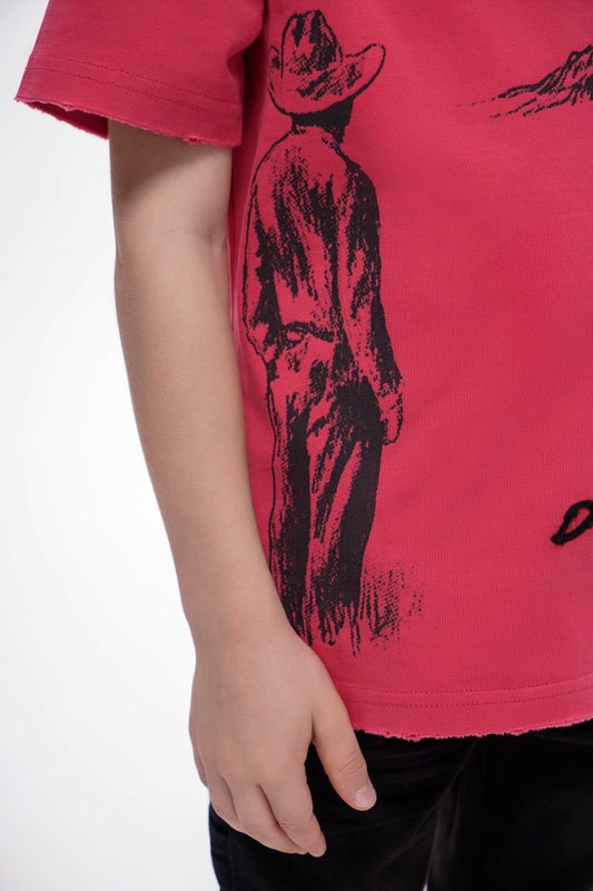 Kids Valley Visions Red Tee - Valabasas