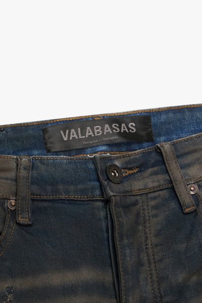 KIDS "ZERO" DENIM STACKED Dark Grey Wash - Valabasas