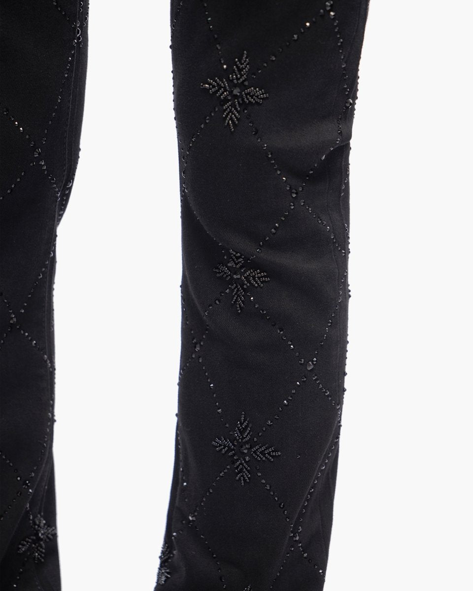 Kinz Stacked Jet Black Jeans - Valabasas