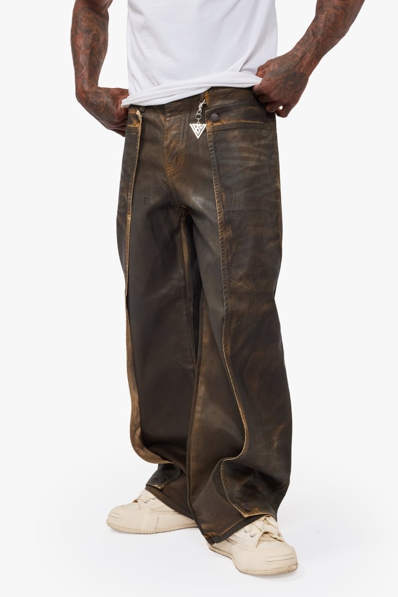 Kuni Baggy Vintage Brown Waxed - Valabasas