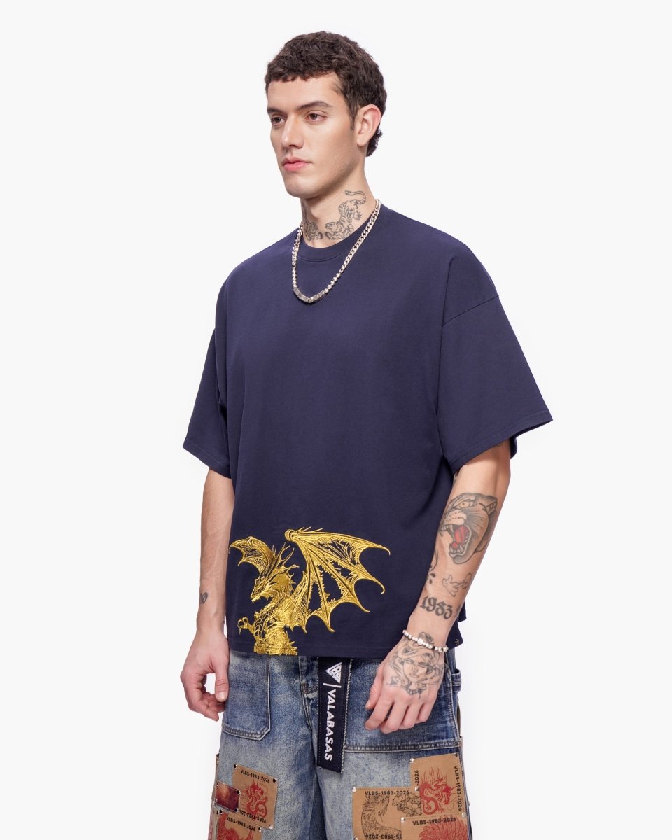 Kunji Tee Navy - Valabasas