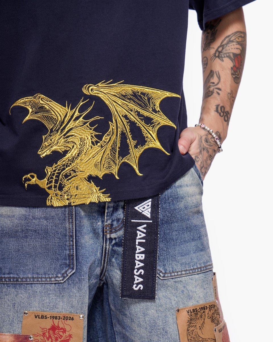 Kunji Tee Navy - Valabasas