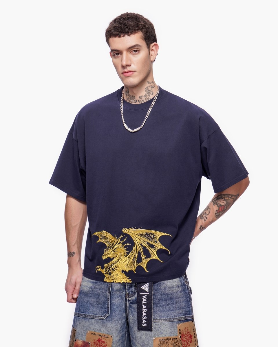 Kunji Tee Navy - Valabasas