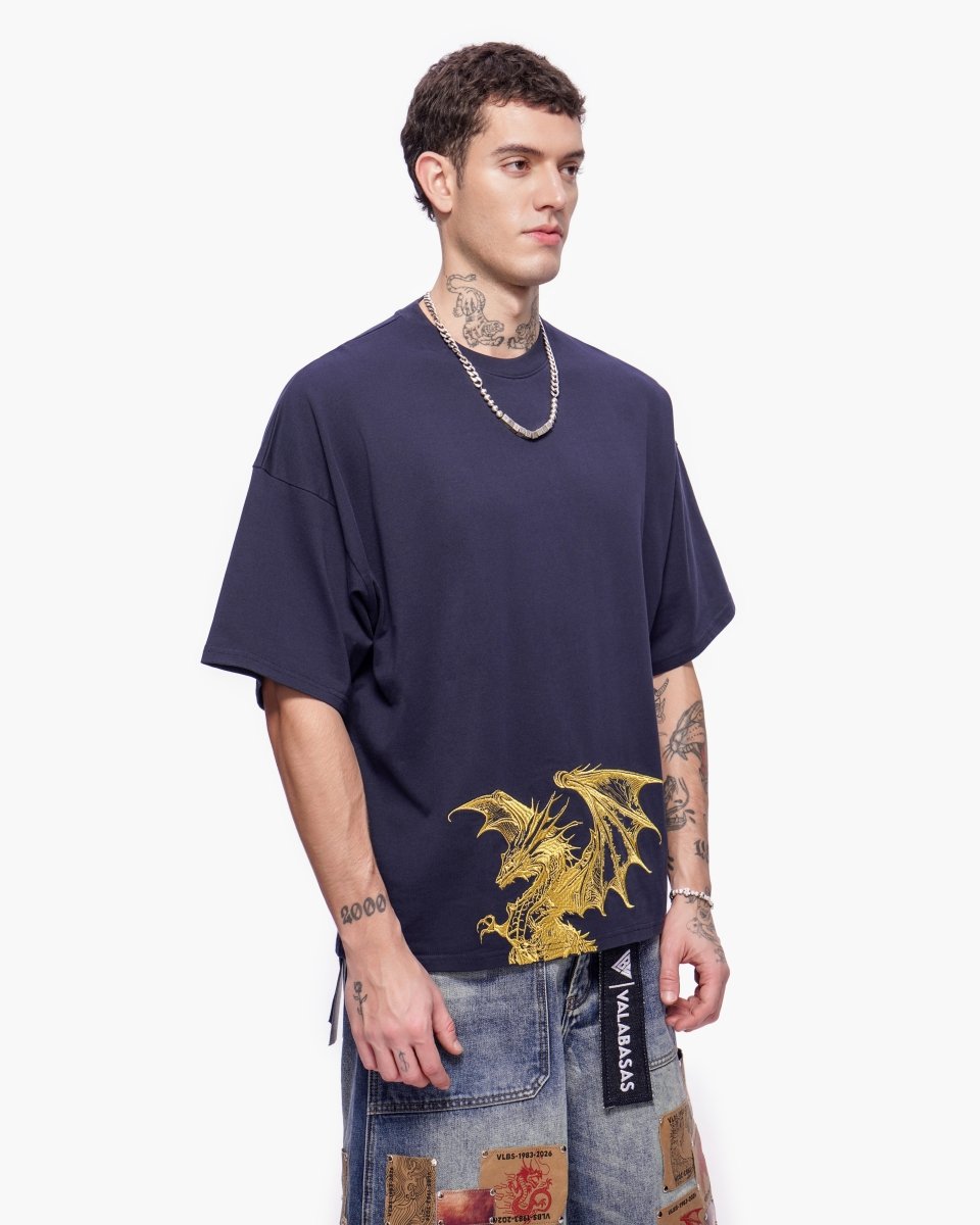 Kunji Tee Navy - Valabasas