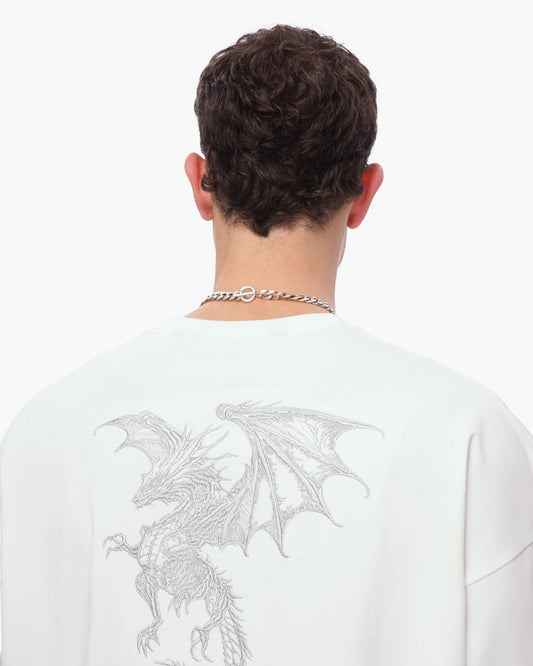 Kunji Tee White Silver - Valabasas