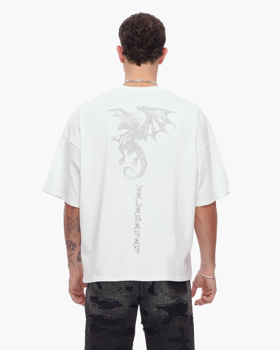 Kunji Tee White Silver - Valabasas