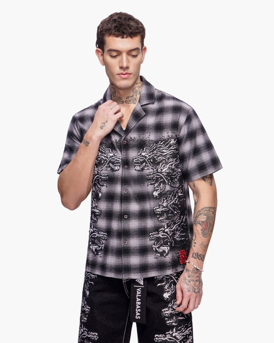Kuraze Button Down Grey - Valabasas