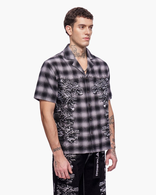 Kuraze Button Down Grey - Valabasas