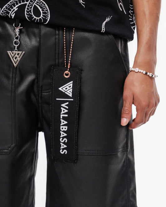Kuroto Waxed Shorts Black Waxed - Valabasas
