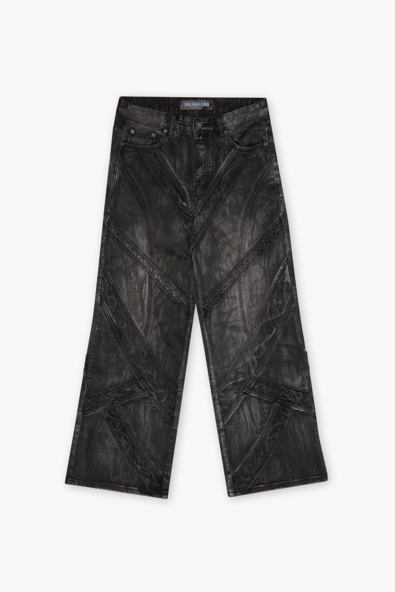 Labyrinth Baggy Jean Grey Wash - Valabasas