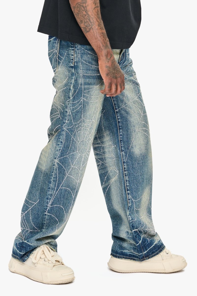 Larriot Dark Blue Wash Baggy - Valabasas