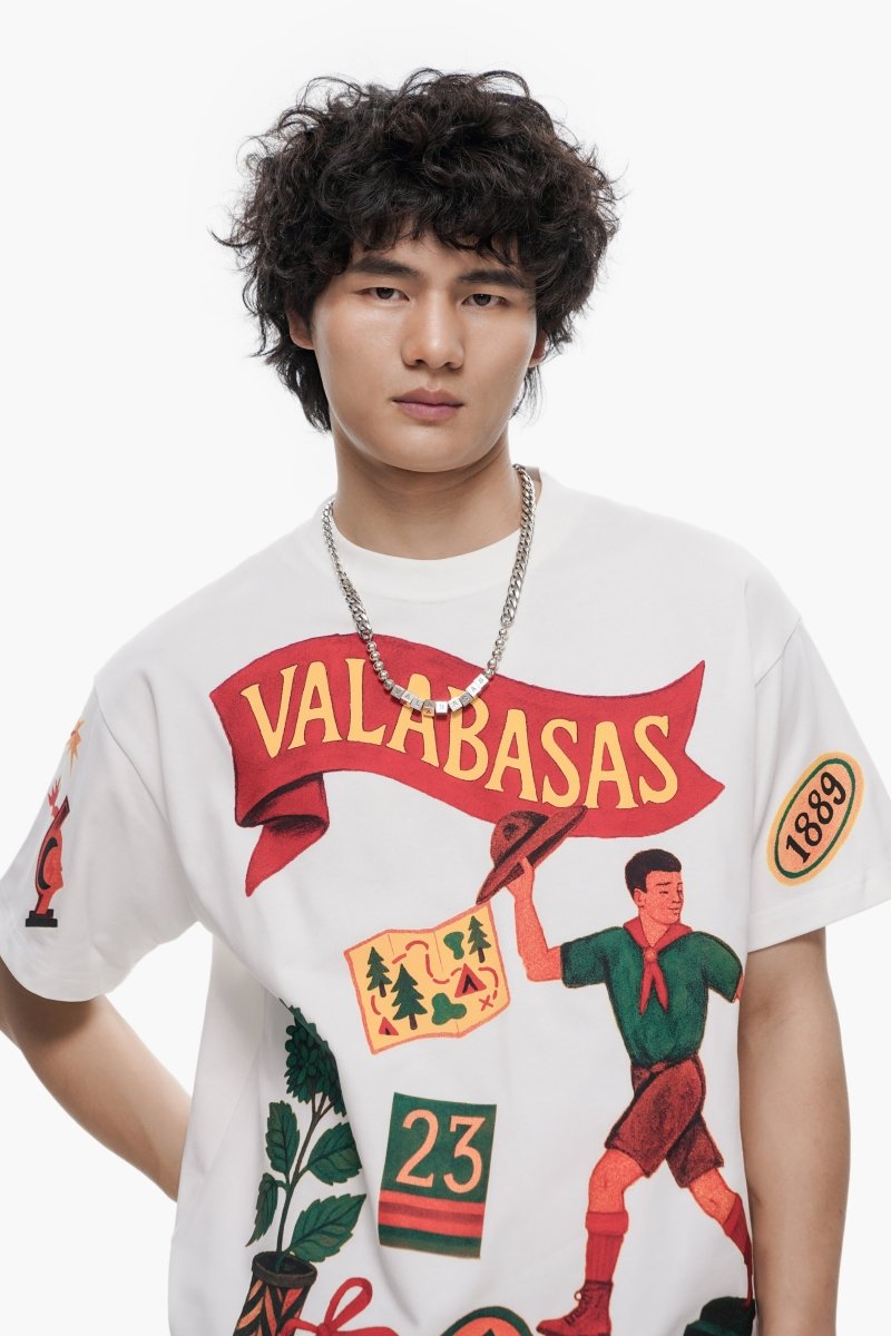 Latitude Tee White - Valabasas