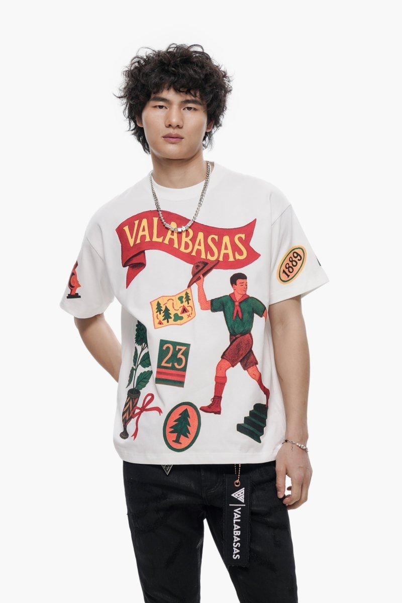 Latitude Tee White - Valabasas