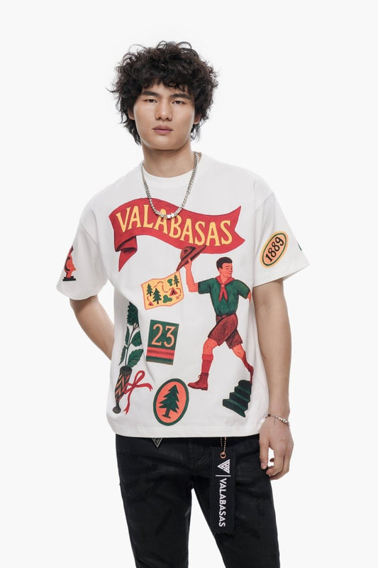 Latitude Tee White - Valabasas