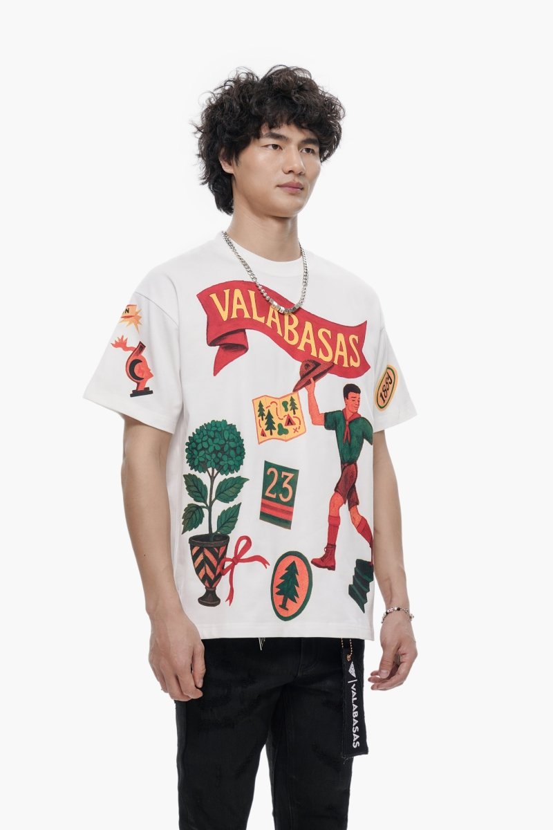 Latitude Tee White - Valabasas