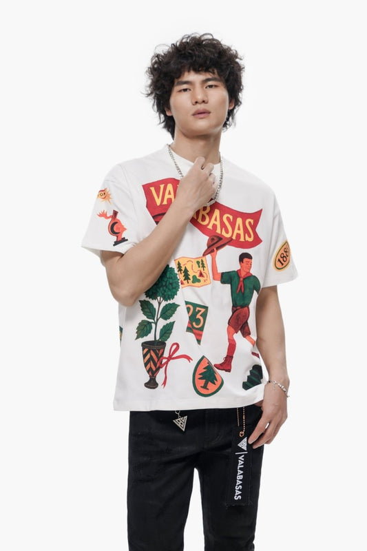 Latitude Tee White - Valabasas