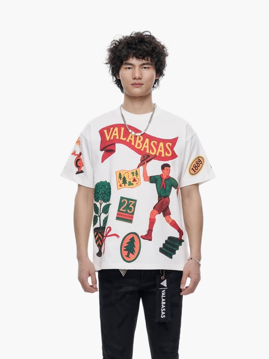 Latitude Tee White - Valabasas