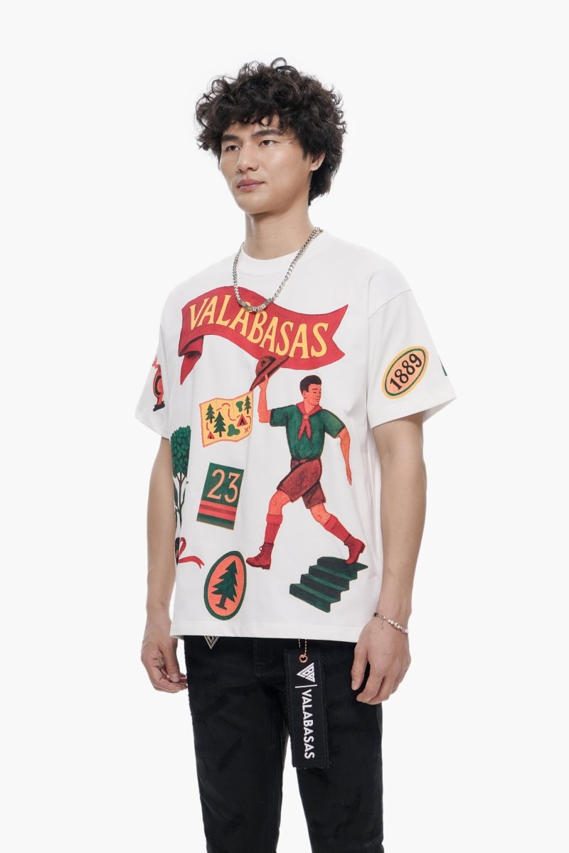 Latitude Tee White - Valabasas