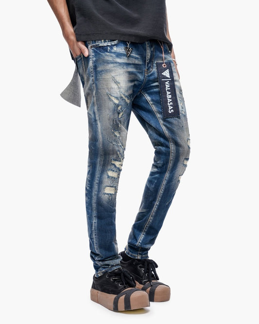 Leader Dark Blue Wash Skinny - Valabasas