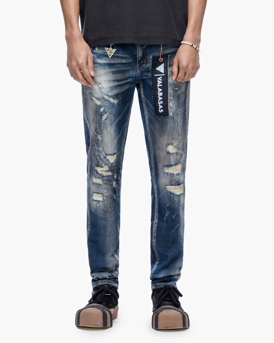 Leader Dark Blue Wash Skinny - Valabasas