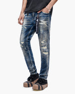 Leader Dark Blue Wash Skinny