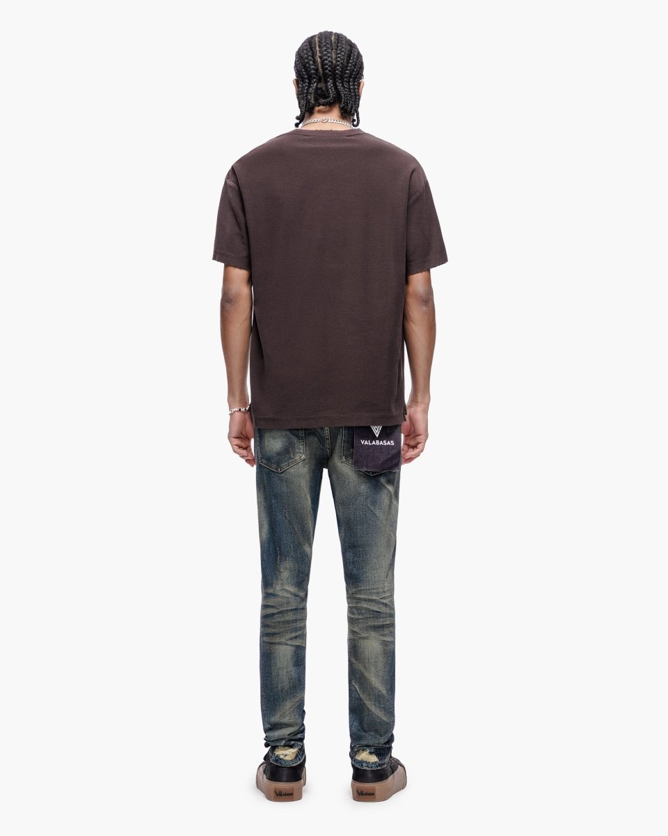 Leader Skinny Dark Blue Vintage - Valabasas