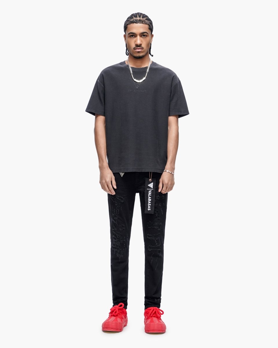 Leader Skinny Denim Jet Black - Valabasas