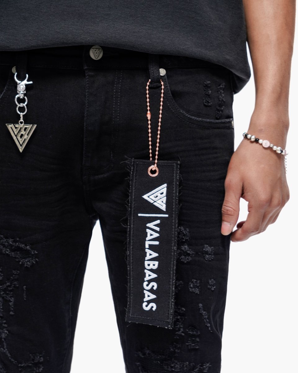 Leader Skinny Denim Jet Black - Valabasas