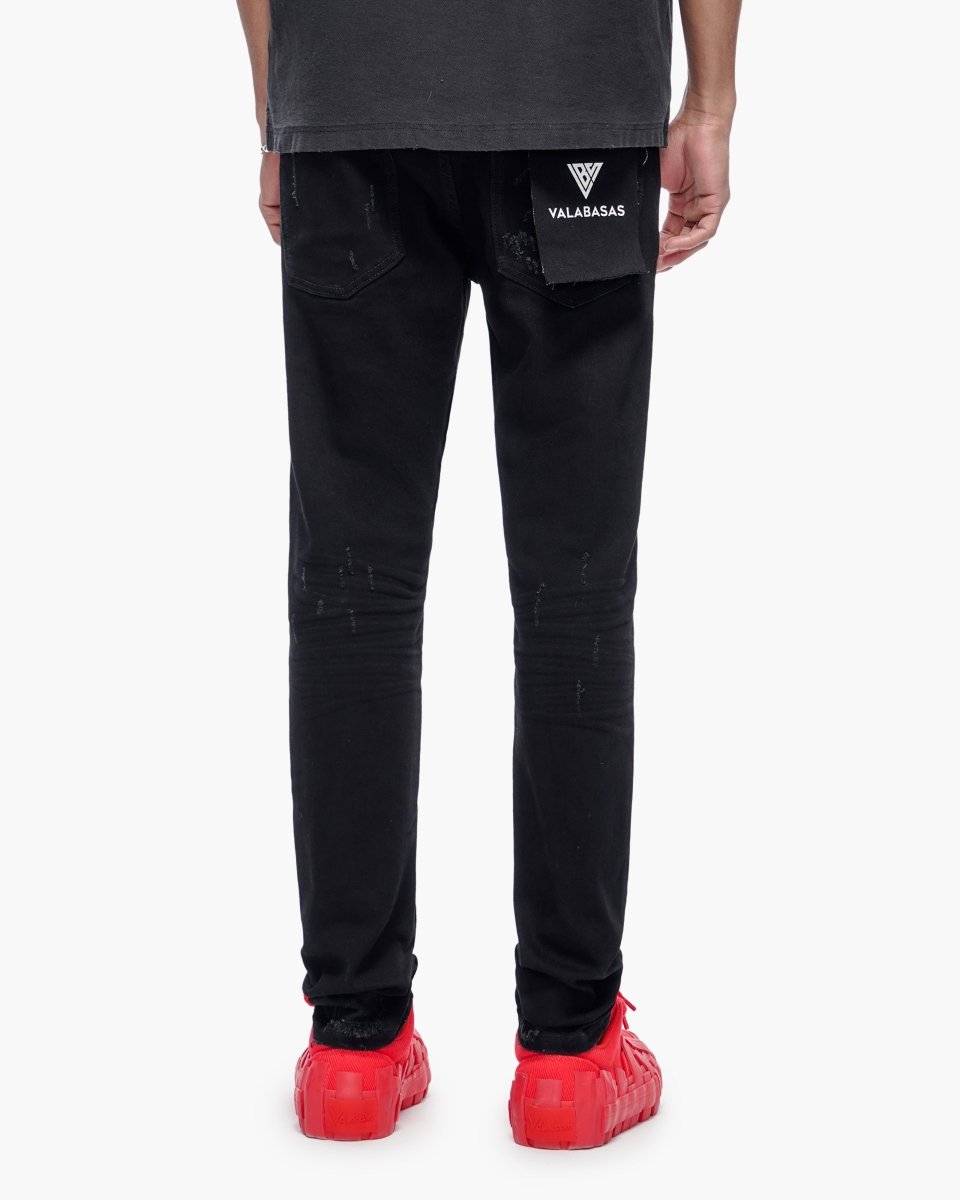 Leader Skinny Denim Jet Black - Valabasas