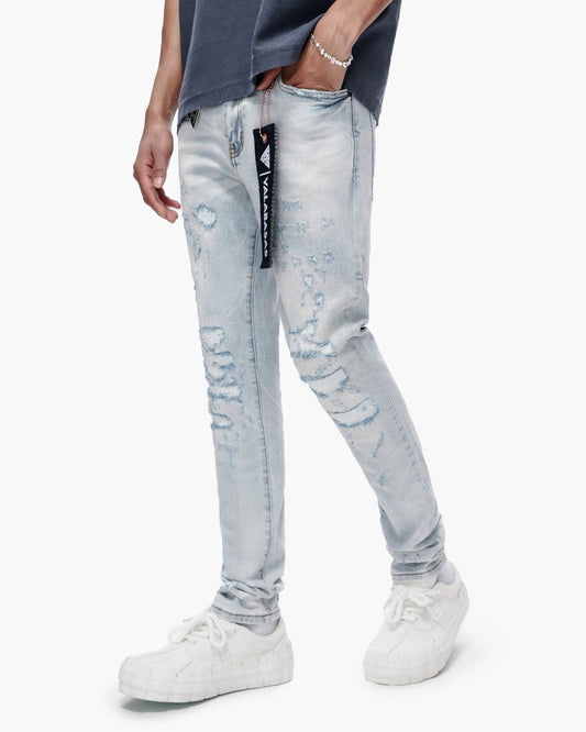 Leader Skinny Light Blue Wash - Valabasas