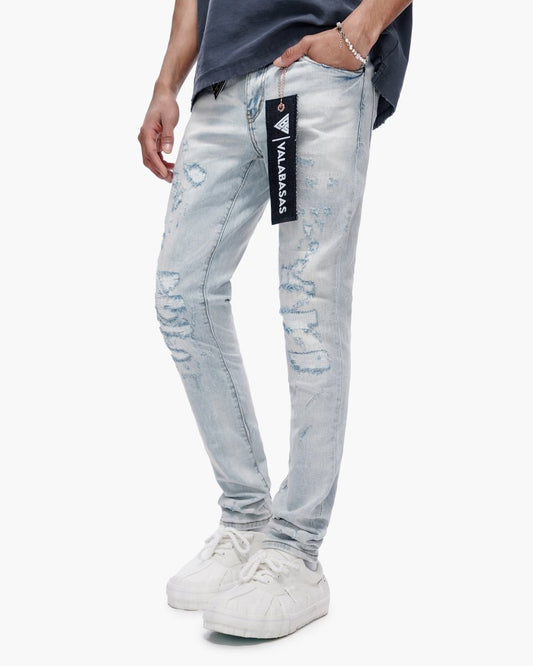 Leader Skinny Light Blue Wash - Valabasas