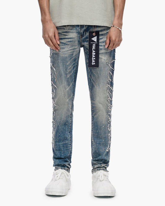 Licium Dark Blue Skinny - Valabasas