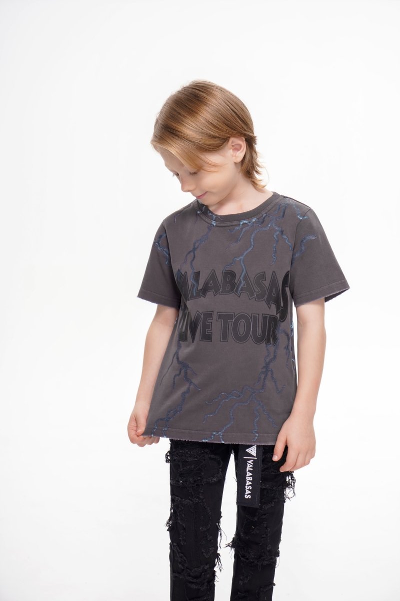 Light On Kids Tee Grey - Valabasas