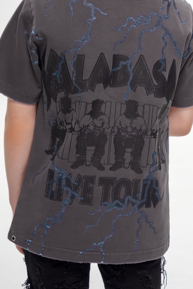 Light On Kids Tee Grey - Valabasas