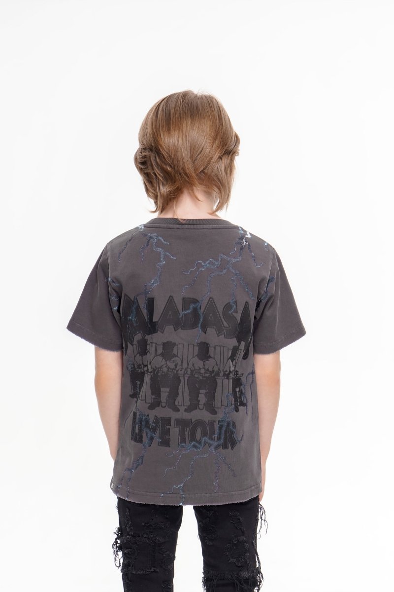 Light On Kids Tee Grey - Valabasas