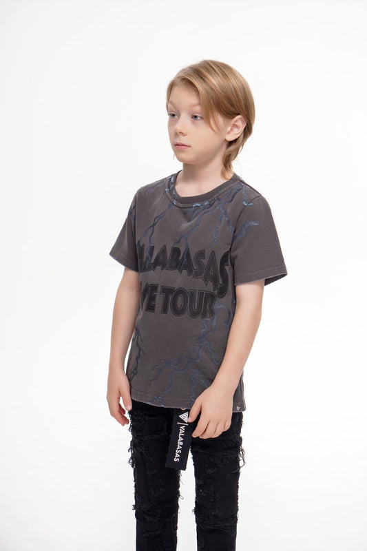 Light On Kids Tee Grey - Valabasas