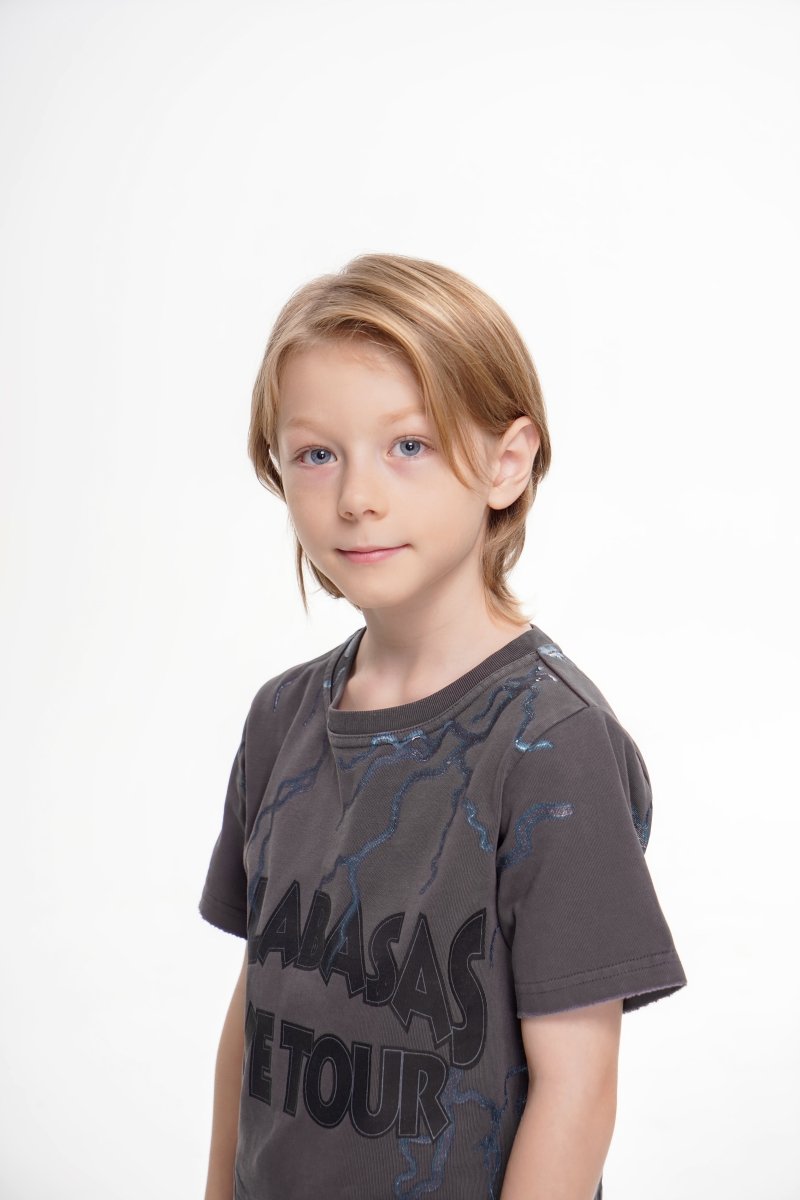 Light On Kids Tee Grey - Valabasas