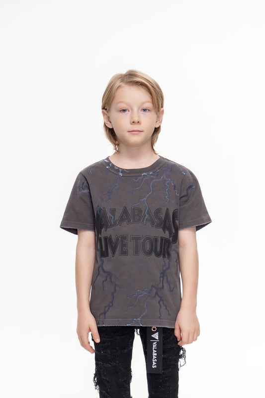 Light On Kids Tee Grey - Valabasas