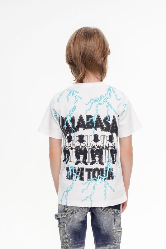 Light On Kids Tee White - Valabasas