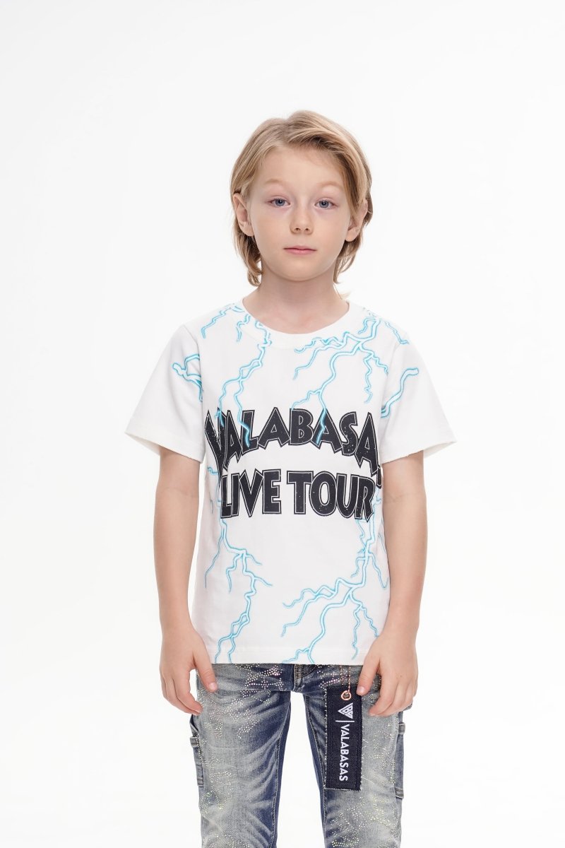 Light On Kids Tee White - Valabasas