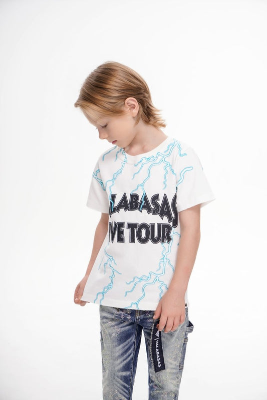 Light On Kids Tee White - Valabasas