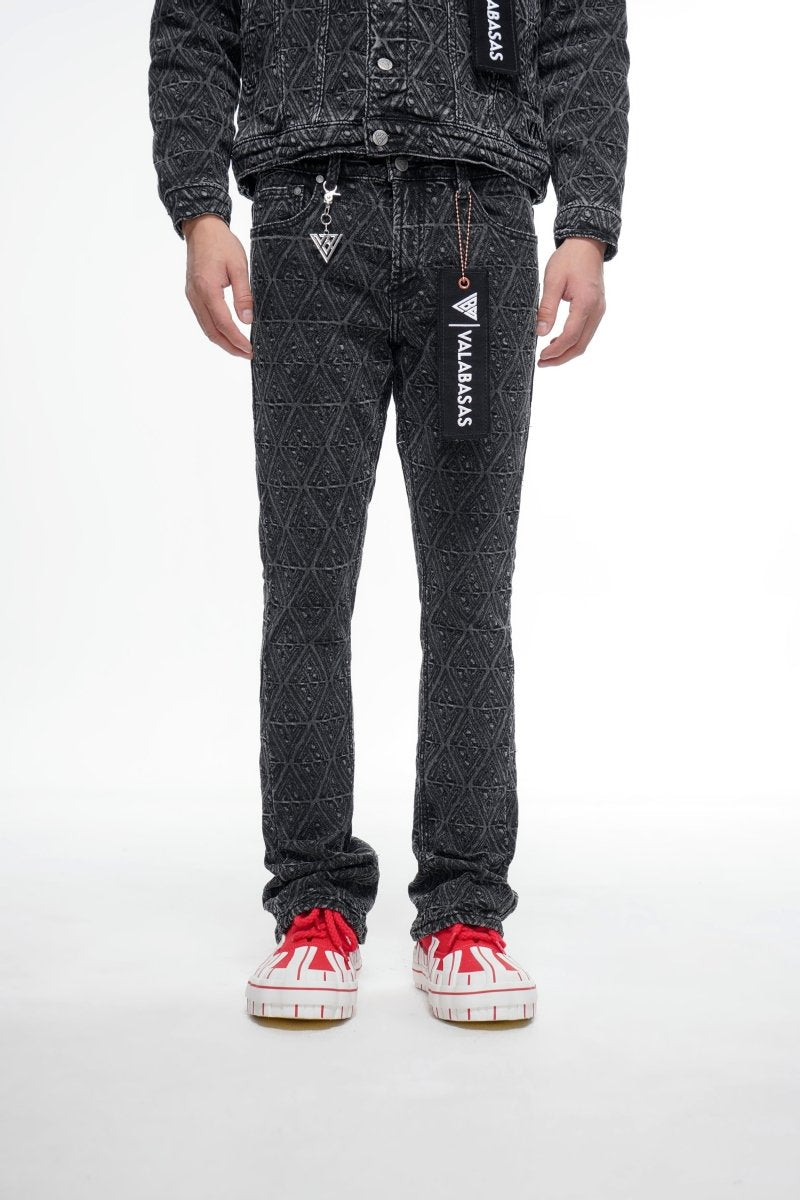 Lockjaw Black Stacked Jeans - Valabasas