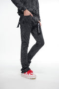Lockjaw Black Stacked Jeans
