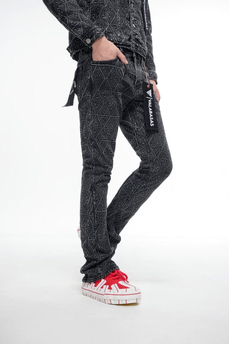 Lockjaw Black Stacked Jeans - Valabasas