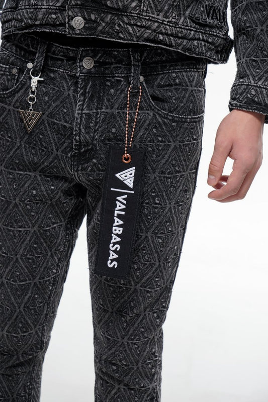 Lockjaw Black Stacked Jeans - Valabasas