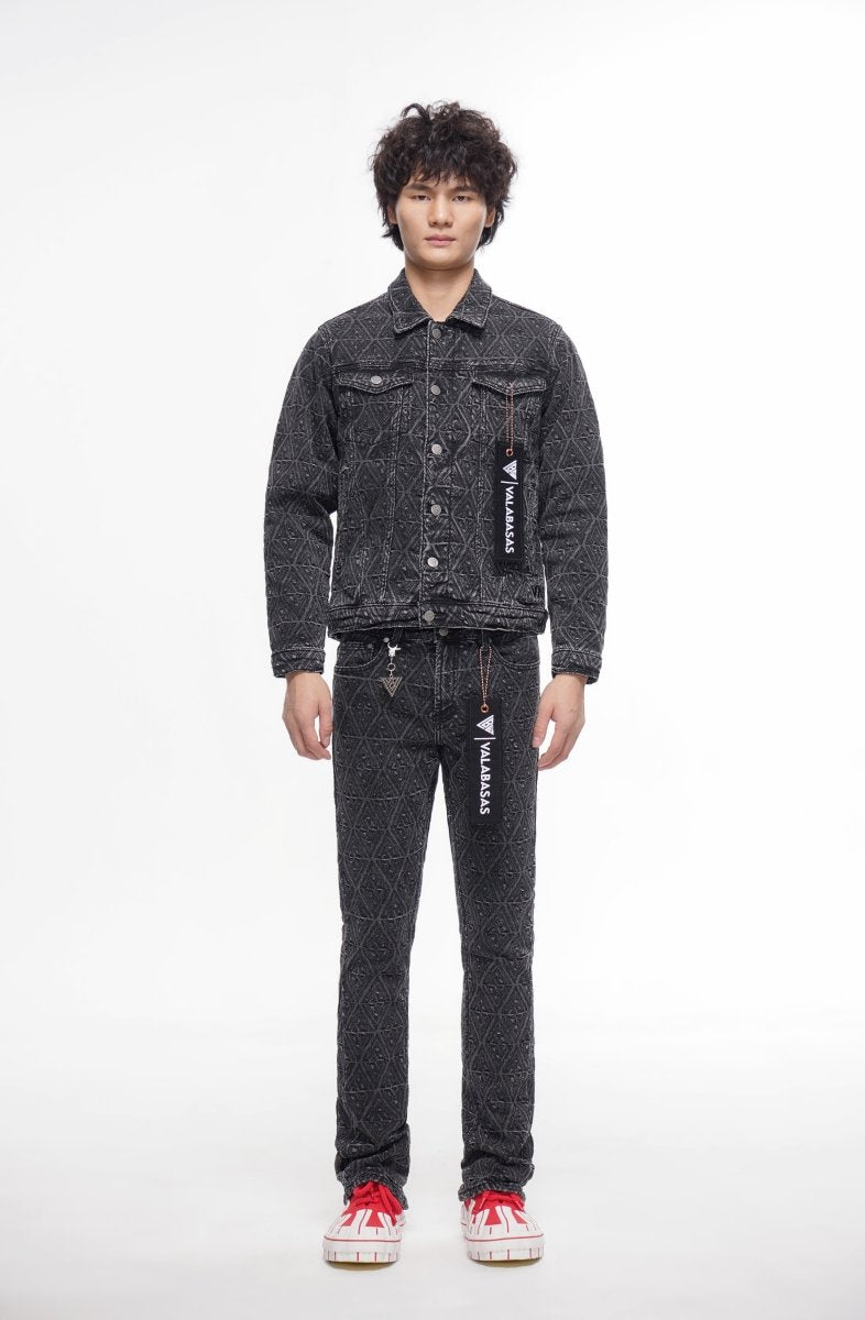 Lockjaw Black Stacked Jeans - Valabasas