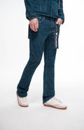 Lockjaw Indigo Blue Stacked Jeans