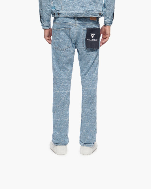 Lockjaw Light Blue Stacked Jeans - Valabasas